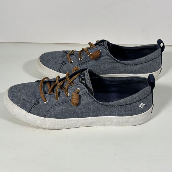 SPERRY Crest Vibe STS81469 Blue Slip On Sneakers - Picture 4 of 8